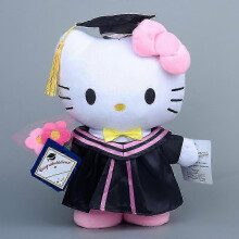 Soft 10 Inch Cartoon Kitten Graduation Plush - Ideal Gift for Girls & Fans-kieo