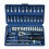 (Blue) 46pcs Hand Wrench Socket Set Drive Socket Ratchet Wrench Combination Tools Kit Car Repair Set 1