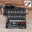 (Green) 46pcs Hand Wrench Socket Set Drive Socket Ratchet Wrench Combination Tools Kit Car Repair Set 3