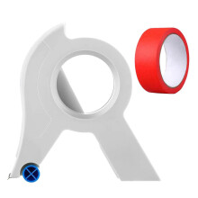 (With 1 RD Sticker) Tape Applicator for Painting Portable Painting Tape Applicator for Door Frames
