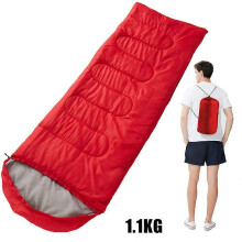 (1.1KG, Red) Sleeping Bag Camping Sleep Bags,Sleeping Bags for Adults & Kids Sleeping Bag 3-4 Season Warm Lightweight Compact Sleep Bag