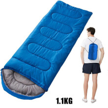 (1.1KG, Blue) Sleeping Bag Camping Sleep Bags,Sleeping Bags for Adults & Kids Sleeping Bag 3-4 Season Warm Lightweight Compact Sleep Bag