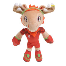 (Deer) Mascot Plush Stuffed Animal, Football Plush Doll, Soft Collectible Toy for Fans, FIFA Memorabilia Plush for Display Gifting And Cheering