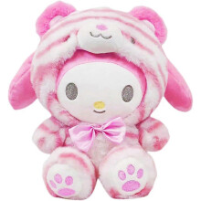 Kawaii My Melody Plush Toys, 10.63 inch Cute Cartoon My Melody Tiger Plushie, Soft Animals Stuffed Doll, My Melody Plush Figure Toys for Kids Anime Fa