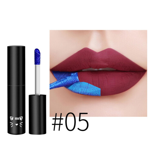 (05) Multicolor Peel Off Lip Gloss, Long Lasting Matte Tear Pull Lipstick, Matte Tear Pull Lipstick, Lip Cosmetic