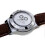 (Silver) Men USB Rechargeable Cigarettes Cigars Lighter Watch Windproof Quartz-Wrist Watch Men Present 1