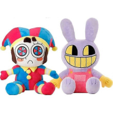 2pcs Plush Toy Amazing Digital Circus Pomeni And Jax Plush Toys 25cm_yyc