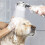 2X High Pressure Shower ,Handheld Showerhead with /Off Full Shutoff Push Button Angle-Adjustable 7