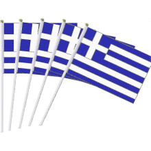 (Greece) Clearance Pack Of 30 Small Mini Flags Russian Flags, Parade Party Decorations, World Cup, Festive Events, International Holidays
