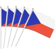 (Czech Republic) Clearance Pack Of 30 Small Mini Flags Russian Flags, Parade Party Decorations, World Cup, Festive Events, International Holidays