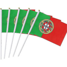 (Portugal) Clearance Pack Of 30 Small Mini Flags Russian Flags, Parade Party Decorations, World Cup, Festive Events, International Holidays
