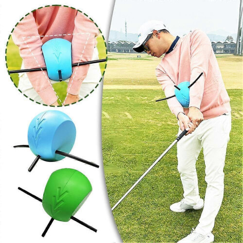 (Blue) Modern Compact Durable High Beginner Golf Correction Quality Ball Long-lasting Connect Golf Swing Trainer Gesture