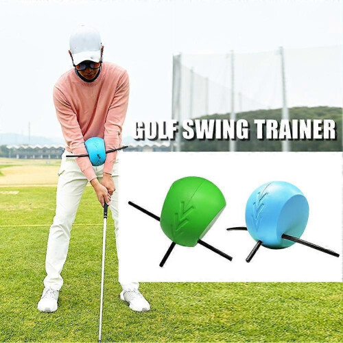 (Blue) Modern Compact Durable High Beginner Golf Correction Quality Ball Long-lasting Connect Golf Swing Trainer Gesture 2
