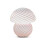 (US) Retro Stripe Night Light Mushroom Lamp, Adjustable Brightness, 4 Plug Type Bedside Lamps EU/UK/AU/US 1
