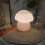 (US) Retro Stripe Night Light Mushroom Lamp, Adjustable Brightness, 4 Plug Type Bedside Lamps EU/UK/AU/US 4
