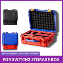 (Red and blue) High Performance Unique Accessory Durable Console Portable Game Box Storage Switch2 Moisture-proof Trendy For Storage Case