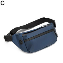 (C) Breast Bag Waterproof Waist Bag Leisure Sports Single Shoulder Crossbody Bag