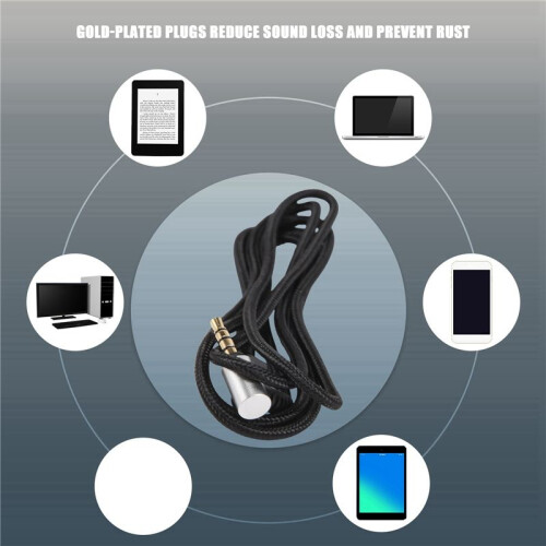 3X Replacement 3.5mm Audio Cable for  Arctis 3, Arctis Pro Wireless, Arctis 5, Arctis 7 2