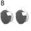 (2pcs, A) Wall Mount Holder for Echo Dot 3/4/5 Generation Smart Home Speakers 1