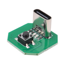 5 STÜCKE DIY-Zubehör 5 W 10 W Taschenlampen-Treiberplatine LED Dreistufige Treiberplatine Leiterplatte Typ-C-Lademodul