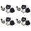 4pcs 12mm Threaded Keyed Quarter Turn Cam Lock for Drawer Box Locker 1