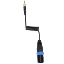 5X Locking Type 3.5mm to 3.5mm TRS to XLR Male Microphone Output Universal Audio Cable for Wireless Receivers