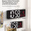 16.5'' Large Digital Wall Clock  LED /Alarm/Timer Function/Emperature Display Digital Clock Electronic Watch C 3