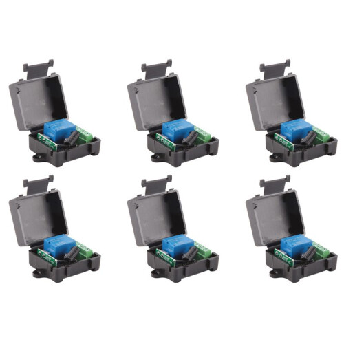 6X DC12V 1CH 433MHz Universal Wireless Remote Control  RF Relay Receiver 433 MHz Transmitter Button Module DIY Kit