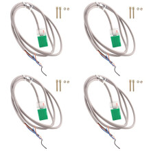 4X PL-05N/P 10-30V NPN NO 5mm Carré Capteur de Proximité Inductif Interrupteur 3 Fils P avec Vis