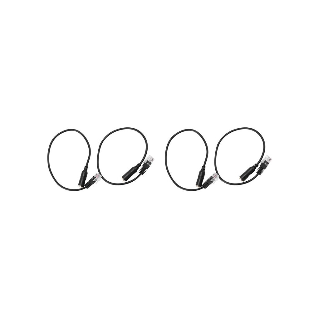 4Pc 3.5Mm Stereo Audio Headset To For Jack Female To Male Rj9 Plug Adapter Converter Cable Cord 6031666946726