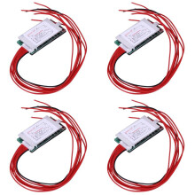 4X 7S 24V 15A Li-Ion Lithium Battery Protection Board BMS PCB Board for E-Bike Electric Scooter