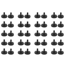 Tumskruvkamera Snabbkoppling 1/4 Tum Tumskruv L Fäste Skruvmonteringsadapter Botten 1/4 Tum-20 Invändig Gänga (Paket med 40)
