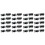 40 Pezzi  / Off /  DPDT 2P2T 6 Perno Verticale DIP Slitta  9X4X3.5mm 1