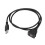 5X Car Dash Board Flush Mount USB Male to Female Socket Extension Panel Cable 1M 5