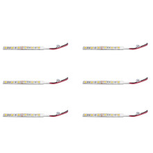 6 Pezzi 10cm Impermeabile Bianco Caldo 5050 Ha Condotto Le Luci di Striscia 12V Caravan Boat Car