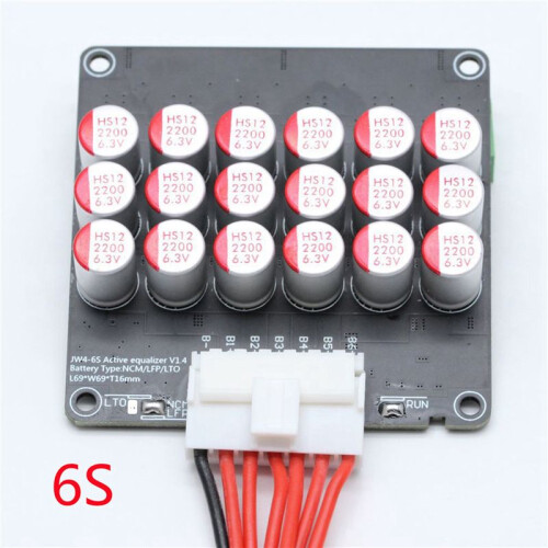 4X 6S Active Equalizer Balancer Lifepo4 / Lipo/ LTO Battery  Equalization Capacitor BMS Board 2