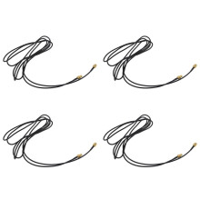 4X WIFI Antenna Extension Cable RP-SMA Male to RP-SMA Female RF Connector Adapter RG174 2M