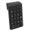3X Numeric Keypad,18 Keys Wireless USB Number Pad Keyboard with 2.4G  USB Numeric Receiver Black 7