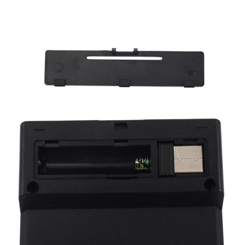 3X Numeric Keypad,18 Keys Wireless USB Number Pad Keyboard with 2.4G  USB Numeric Receiver Black 1