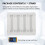 Suporte de Base NMMiner de 2,8 Polegadas com 4 Slots para Minerador NerdMiner Bitcoin Crypto Solo Lottery, Branco 2