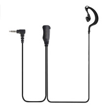 Retevis EEY002 Earhook Earpiece 3.5mm Single Needle Earphone with PTT Microphone for RT22P/RT622P/B3H/B63H