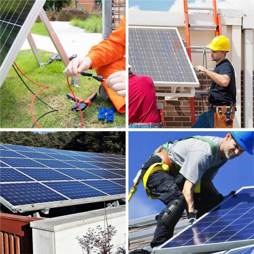 3PCS Protection Box for Solar Panel Connectors Photovoltaic Connector Enclosure Case Solar Cables Connection Protector 2