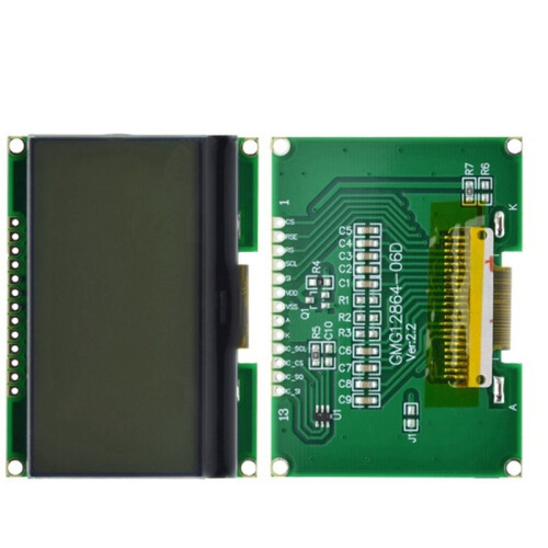 LCD12864-06D 128x64 DOTS COG LCD Module ST7565 Driver with Chinese Font SPI Interface 1