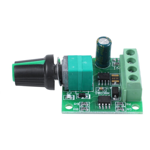 2X 1.8v 3v 5v 6v 7.2v 12v 2A 30W  Motor Speed Controller (PWM) 1803BK Adjustable Driver 2