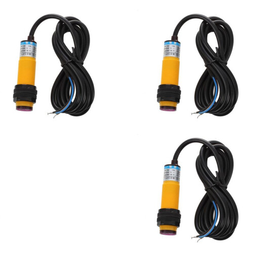 3X 3  6-36V PNP-Lichtschranke Kabel IR-Sensor-Schalter 30cm E18-B03P1