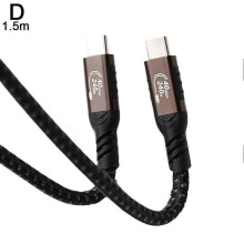 (1.5m) Thunderbolt USB4 Data Line Type C Cable 8K Projection PD 240w Fast CharginH