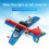 DIY Electronic Kit Small Airplane CD4017 Flow Lamp Welding Practice Electronic Science Assembly Kit Flashing LED PCB 2