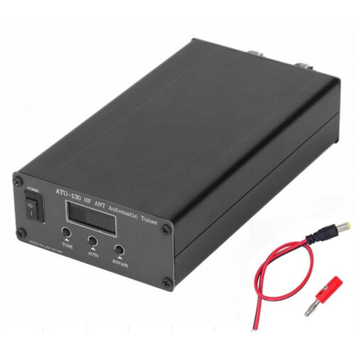 ATU-130 1.8‑50MHz 200W Micro-Shortwave Automatic Antenna Tuner 10‑15VDC Organic Light Emitting Diode Display.