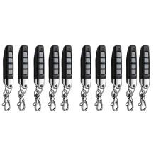 10 Stuks 433MHz Afstandsbediening Compacte Draadloze Duplicator voor Garagedeuren, Poortsystemen, Universele Compatibiliteit, Zwart