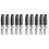 10pcs 433MHz Remote Control Compact Wireless Duplicator for Garage Doors Gates Systems Universal Compatibility Black 1